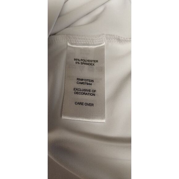 KATE LORD COLLECTION SLEEVELESS GOLF POLO TOP BLACK/WHITE SIZE M - Picture 7 of 7